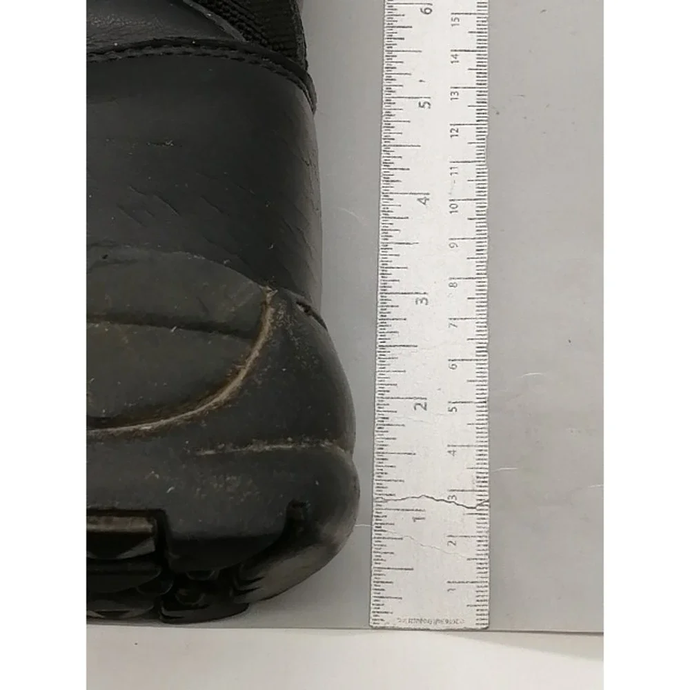 Galls Boots Mens Black 9.5 Wide Tactical Duty Work Shoe Leather Hard Toe SP430